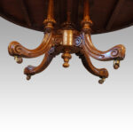 Victorian inlaid walnut coffee table - Image 6