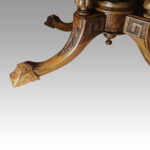 Victorian inlaid walnut coffee table - Image 8