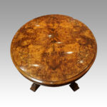 Victorian inlaid walnut coffee table - Image 6