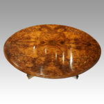Victorian inlaid walnut coffee table - Image 3