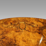 Victorian inlaid walnut coffee table - Image 4