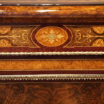Victorian inlaid walnut credenza - Image 8