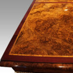 Victorian inlaid walnut credenza - Image 9