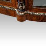 Victorian inlaid walnut credenza - Image 12