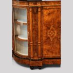Victorian inlaid walnut credenza - Image 13