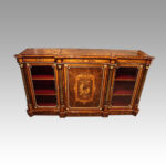 Victorian inlaid walnut credenza - Image 13