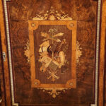 Victorian inlaid walnut credenza - Image 2