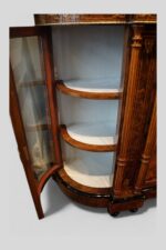 Victorian inlaid walnut credenza - Image 8