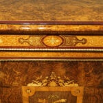 Victorian inlaid walnut credenza - Image 17