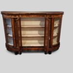 Victorian inlaid walnut credenza - Image 6