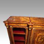 Victorian inlaid walnut credenza - Image 18