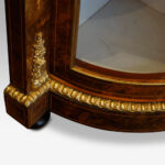 Victorian inlaid walnut credenza - Image 12