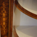 Victorian inlaid walnut credenza - Image 6