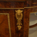 Victorian inlaid walnut credenza - Image 5