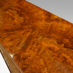 Victorian inlaid walnut credenza - Image 4