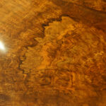 Victorian inlaid walnut credenza - Image 3