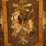 Victorian inlaid walnut credenza - Image 4