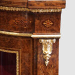 Victorian inlaid walnut credenza - Image 12