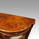 Victorian inlaid walnut credenza - Image 3
