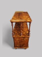 Victorian inlaid walnut music cabinet - Image 9