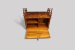 Victorian inlaid walnut music cabinet - Image 5