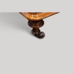 Victorian inlaid walnut music cabinet - Image 6