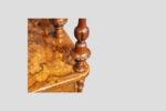 Victorian inlaid walnut music cabinet - Image 2