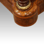 Victorian inlaid walnut flat front credenza - Image 14