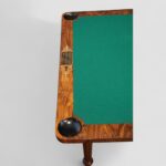 Victorian inlaid walnut games table - Image 3