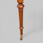 Victorian inlaid walnut games table - Image 7