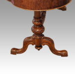 Victorian inlaid walnut kidney desk - Image 9