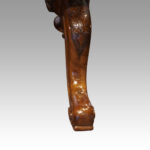 Victorian inlaid walnut kidney desk - Image 6