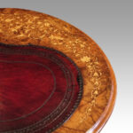 Victorian inlaid walnut kidney desk - Image 2