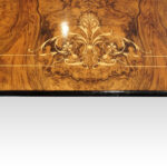 Victorian inlaid walnut music cabinet - Image 5