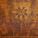 Victorian inlaid walnut music cabinet whatnot - Image 8