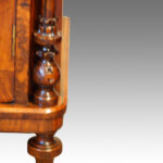 Victorian inlaid walnut music cabinet whatnot - Image 7