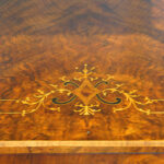 Victorian inlaid walnut music cabinet whatnot - Image 6
