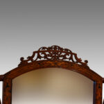 Victorian inlaid walnut music cabinet whatnot - Image 5
