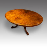 Victorian inlaid walnut coffee table