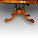 Victorian inlaid walnut coffee table - Image 7