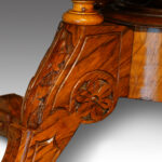 Victorian inlaid walnut coffee table - Image 6