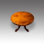 Victorian inlaid walnut coffee table - Image 4