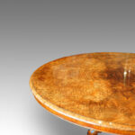 Victorian inlaid walnut oval dining table - Image 8