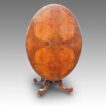 Victorian inlaid walnut oval loo table Now Sold