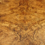 Victorian inlaid walnut oval loo table - Image 6