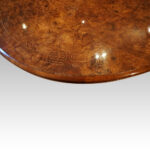 Victorian inlaid walnut oval loo table - Image 6