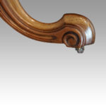 Victorian inlaid walnut oval loo table - Image 4