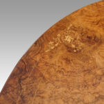 Victorian inlaid walnut oval loo table - Image 3