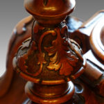 Victorian inlaid walnut oval loo table Now Sold - Image 6
