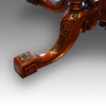 Victorian inlaid walnut oval loo table Now Sold - Image 7